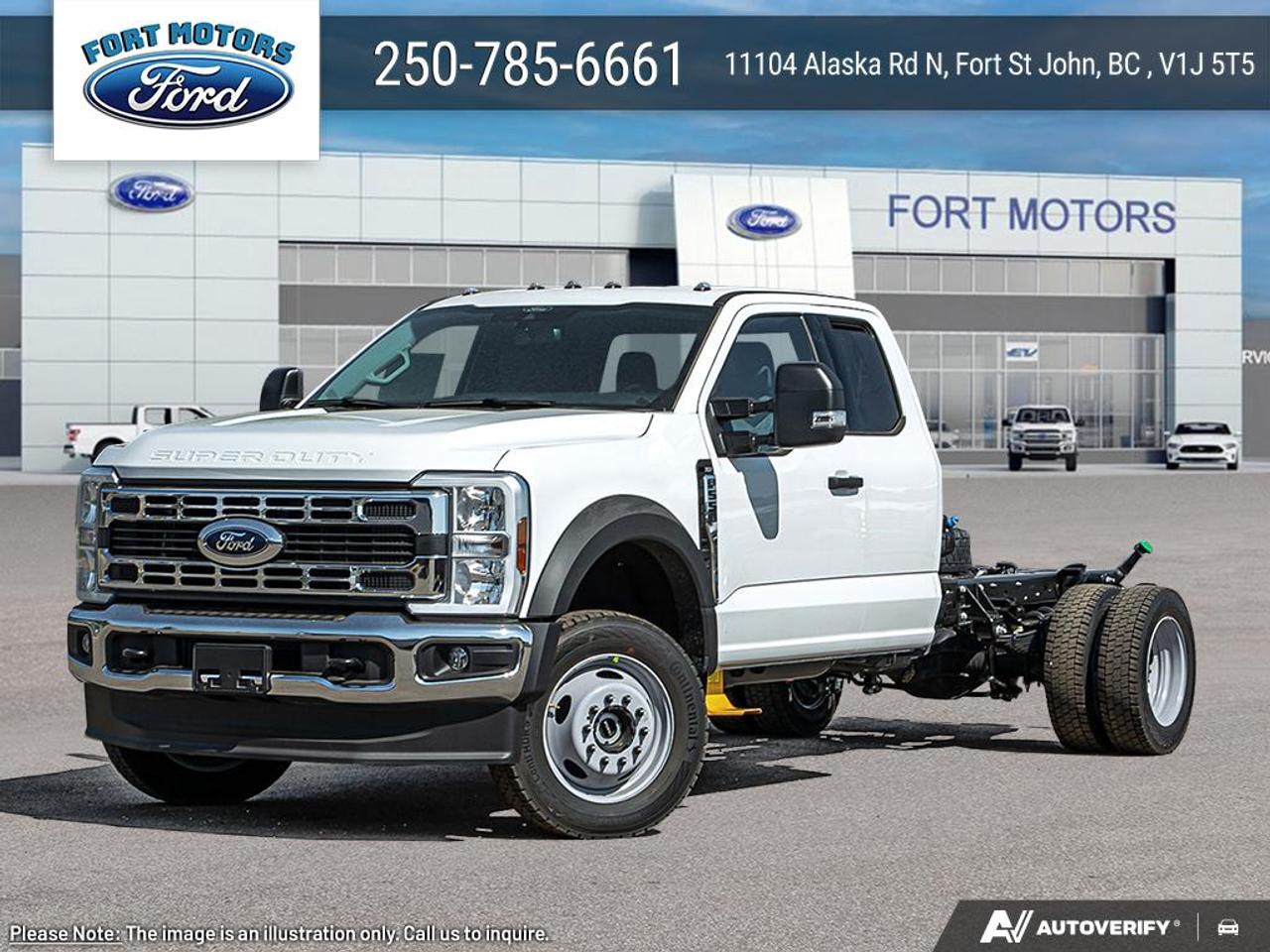<p>Introducing the brand new 2026 Ford Chassis Cab F-550® XLT, a powerhouse built for the toughest jobs and designed to impress. This rugged pickup truck, presented by Fort Motors, is ready to tackle any challenge you throw its way, whether its hauling heavy loads, navigating demanding terrain, or serving as the ultimate workhorse for your business. Its robust diesel engine and 4-wheel drive capability ensure you have the power and traction you need, no matter the conditions.</p>
<p>Step inside the F-550® XLT and experience a blend of durability and comfort. The spacious cabin, featuring a 40/20/40 cloth seat and an 8-way power drivers seat, is designed for long days on the job. With features like heated front seats and power-adjustable pedals, youll stay comfortable and in control. This isnt just a truck; its a mobile command center engineered for performance and reliability, ready to be customized to your specific needs.</p>
<p>Here are five features that truly make this 2026 Ford Chassis Cab F-550® XLT stand out:</p>
<ul>
<li><strong>6.7L Power Stroke V8 Diesel Engine:</strong> Unleash unparalleled towing and hauling power with this legendary diesel engine, built to conquer demanding tasks.</li>
<li><strong>Snow Plow Prep Package:</strong> Get ready for winters worst with this essential package, ensuring your F-550® is equipped to handle snow removal with confidence.</li>
<li><strong>Payload Plus Upgrade Package 2 with 19,550# GVWR:</strong> Maximize your carrying capacity and tackle the biggest jobs with this significant upgrade, designed for ultimate productivity.</li>
<li><strong>High-Capacity Trailer Tow Package with PowerScope® Trailer Tow Mirrors:</strong> Tow with supreme confidence and visibility, thanks to advanced towing features that extend your view and enhance safety.</li>
<li><strong>SecuriCode™ Wireless Keyless Entry:</strong> Enjoy convenient and secure access to your truck, allowing you to get to work faster without fumbling for keys.</li>
</ul>
<p><strong><em>Powered by AutoIntelligence™</em></strong></p>
<p>Vehicle information has been generated using artificial intelligence and is provided for informational purposes only. While efforts are made to ensure accuracy, please confirm all details directly with the dealer.</p>
