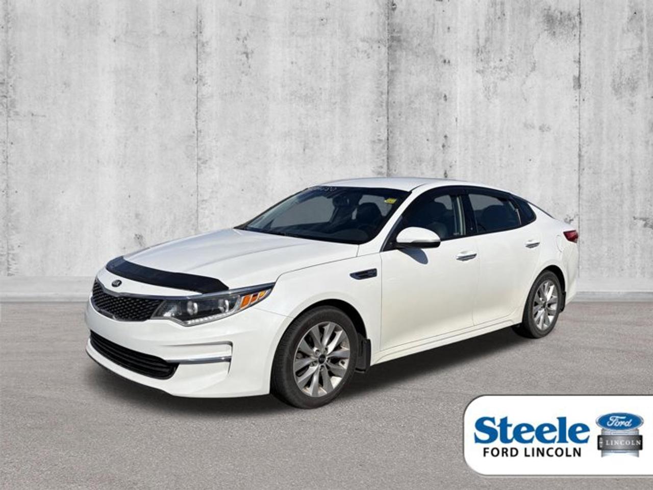 Recent Arrival!White2018 Kia Optima EXFWD 6-Speed Automatic 2.4L I4 DGI DOHC 16V LEV3-SULEV30 185hpVALUE MARKET PRICING!!, Leather.Awards:* JD Power Vehicle Dependability Study (VDS) * 2018 KBB.com 10 Best Sedans Under $25,000ALL CREDIT APPLICATIONS ACCEPTED! ESTABLISH OR REBUILD YOUR CREDIT HERE. APPLY AT https://steeleadvantagefinancing.com/6198 We know that you have high expectations in your car search in Halifax. So if youre in the market for a pre-owned vehicle that undergoes our exclusive inspection protocol, stop by Steele Ford Lincoln. Were confident we have the right vehicle for you. Here at Steele Ford Lincoln, we enjoy the challenge of meeting and exceeding customer expectations in all things automotive.