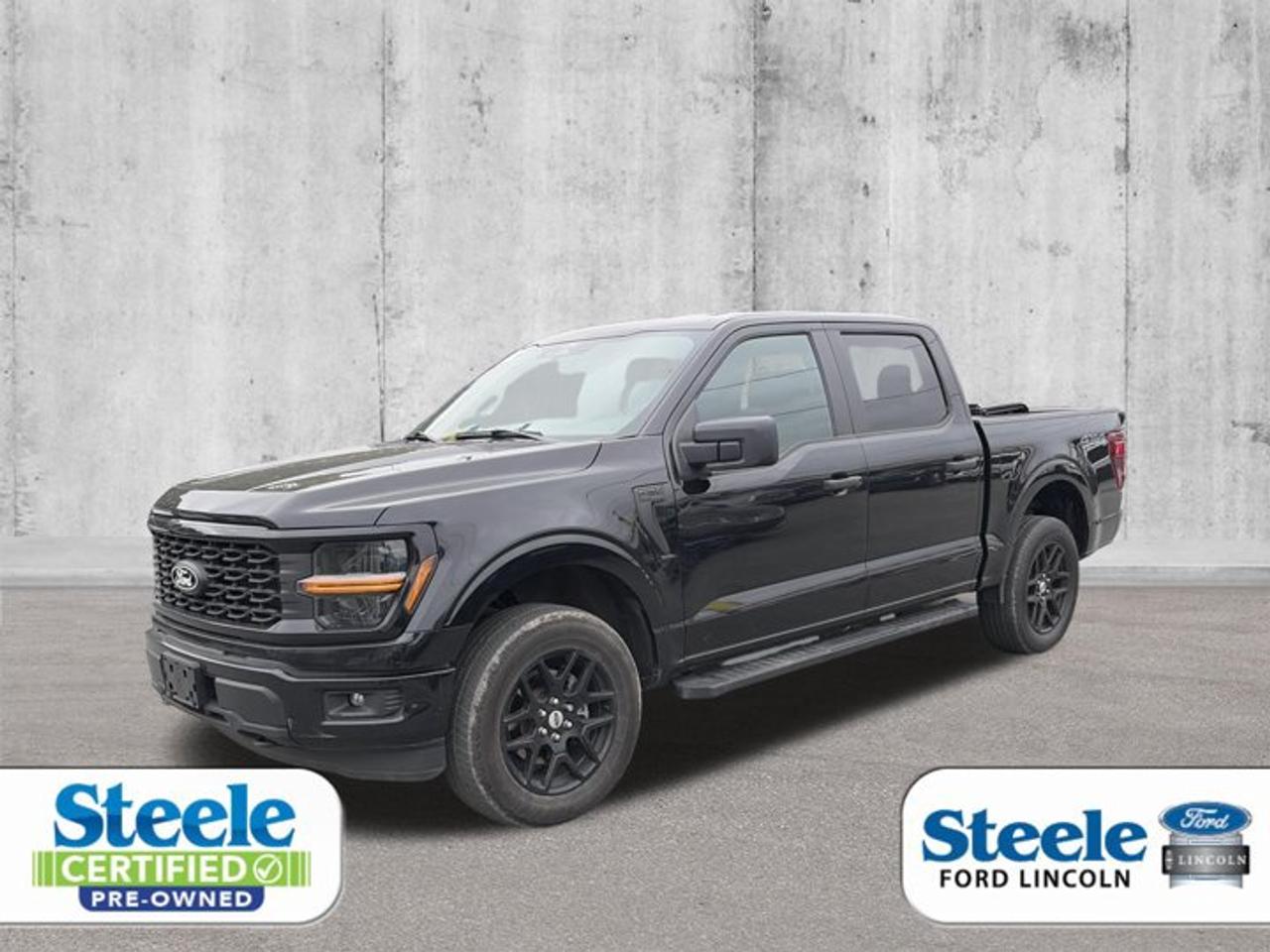 Built to handle work, weather, and daily life with ease, this used 2024 Ford F-150 delivers the capability Canadian truck buyers expect. Offered by Steele Ford Lincoln in Halifax, this four-door pickup pairs a proven 2.7 L EcoBoost gas engine with automatic transmission and four-wheel drive for confident performance.The 2024 Ford F-150 is a smart choice for drivers who want strong power without giving up comfort or everyday usability. Its practical cab layout, modern truck design, and dependable Ford engineering make it ready for job sites, weekend travel, and year-round driving in Nova Scotia.FEATURES OF THE F-150»» Durable full-size pickup for daily demands»» Four-door cab adds practical passenger access»» Turbocharged power supports strong everyday driving»» Four-wheel drive boosts all-season confidenceTRUCK FEATURES»» Pickup box supports work and cargo»» Four-wheel drive helps on rough terrain»» Turbo engine delivers useful towing strength»» Built for hauling, travel, and tasksADVANCED SAFETY FEATURES»» Strong truck structure supports occupant protection»» Four-door design helps easy passenger entry»» Four-wheel drive aids slippery road control»» Automatic transmission supports smooth driving responsesPERFORMANCE AND EFFICIENCY»» 2.7 L EcoBoost gas engine power»» Automatic transmission for smooth gear changes»» Four-wheel drive for added traction»» Turbocharged performance balances strength and efficiencyCOMFORT AND CONVENIENCE»» Four-door layout improves cabin accessibility»» Spacious truck cabin for everyday use»» Easy entry for front and rear»» Practical design supports work and travelTECHNOLOGY AND CONNECTIVITY»» Clear driver-focused controls within easy reach»» Modern truck layout supports daily usability»» Automatic operation simplifies every drive»» Functional cabin design feels intuitiveCARGO SPACE»» Pickup bed handles tools and gear»» Large truck format supports bigger loads»» Cabin space adds secure interior storage»» Versatile layout suits work or playAWARDS & RECOGNITIONS»» North American Truck of the Year, 2024»» Best Buy Award, Kelley Blue Book, 2024WHAT OTHER OWNERS LIKE»» Strong turbo power for daily hauling»» Comfortable ride for a full-size truck»» Useful four-wheel drive in poor weather»» Practical cabin with solid versatilityThis used 2024 Ford F-150 stands out for its balanced approach to truck ownership. The 2.7 L EcoBoost engine is well known for delivering responsive power and solid efficiency, while the automatic transmission keeps driving easy in traffic, on highways, and on rural roads. Four-wheel drive adds welcome confidence when roads turn wet, snowy, or uneven.For buyers in Halifax looking for a dependable full-size pickup, this 2024 Ford F-150 offers the right mix of strength, practicality, and everyday comfort. Whether you need a truck for work duties, family use, or outdoor weekends, it is ready to serve with proven Ford capability and smart real-world usefulness.This 2024 Ford F-150s VIN is: 1FTEW2LP8RKE41160.