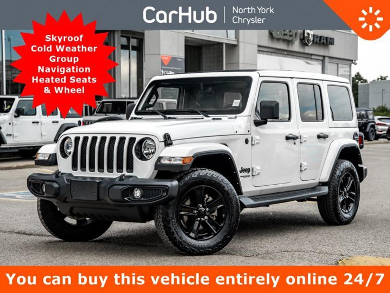 2022 Jeep Wrangler Unlimited Sahara Altitude Skyroof Cold Weather Group Navi Photo0