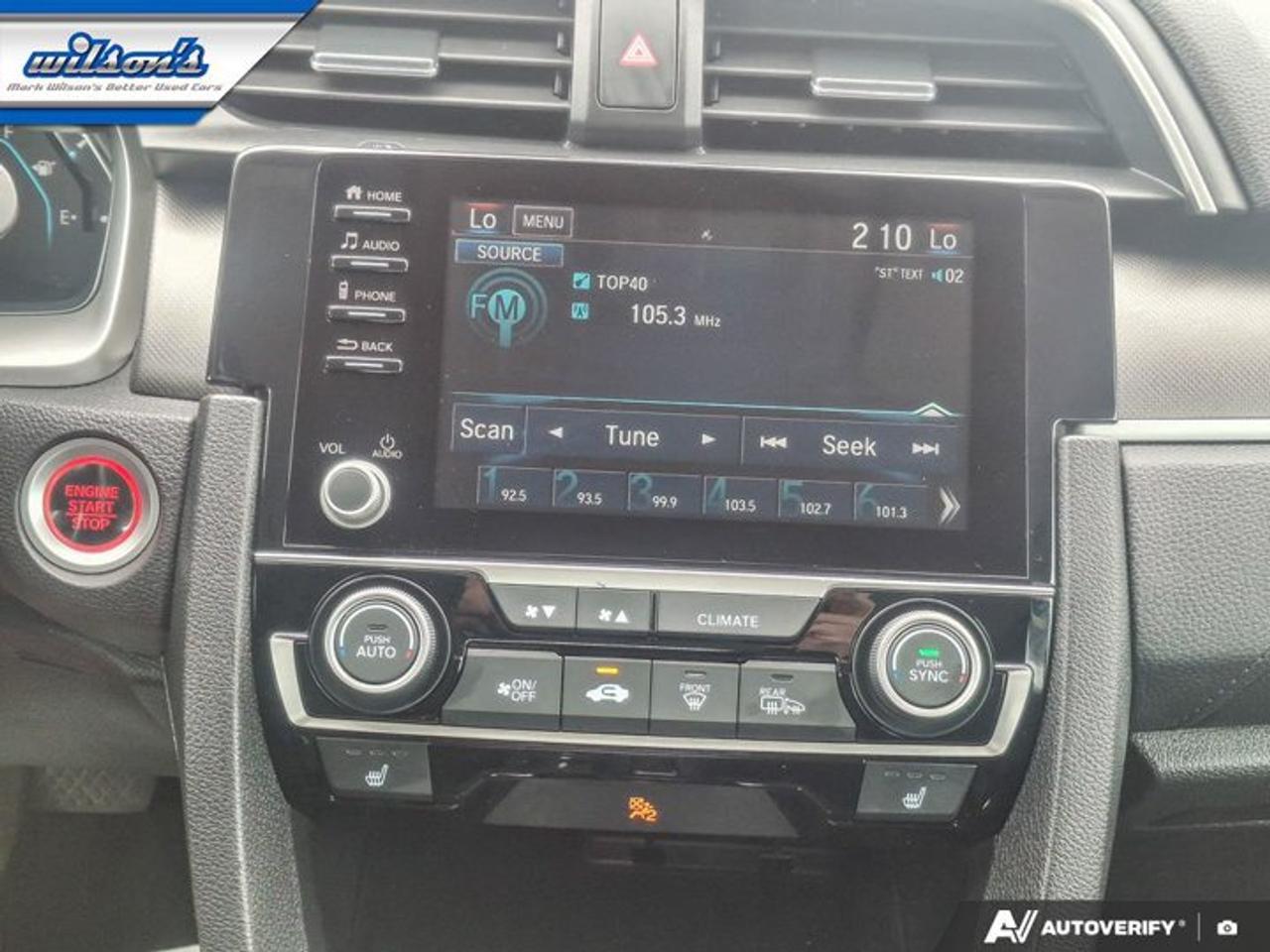 2019 Honda Civic Sedan EX Sedan | Sunroof | Adaptive Cruise | Heated Seats | CarPlay + Android | Rear Camera | and More ! Photo