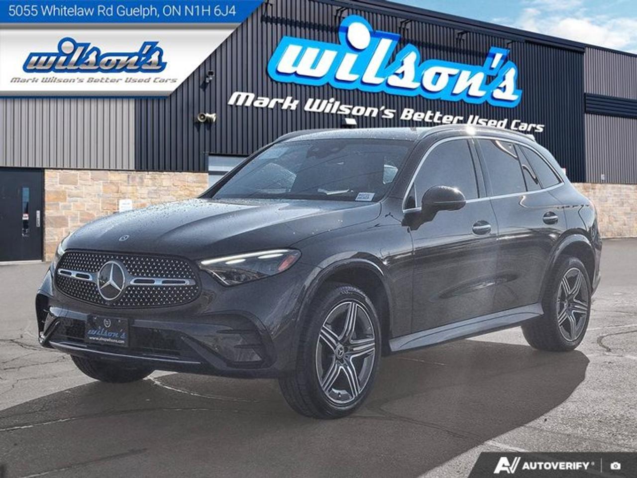 Check out this certified 2023 Mercedes-Benz GLC GLC 300 4Matic | Leather | Premium Plus Pkg | 20 Inch AMG Wheels | Panoramic Sunroof | and More !. Its Automatic transmission and 2.0 L engine will keep you going. This Mercedes-Benz GLC features the following options: Premium Package, Panoramic Roof, Leather, Air Conditioning, Tilt Steering Wheel, Steering Radio Controls, Power Windows, Power Locks, Traction Control, and Power Mirrors. See it for yourself at Mark Wilsons Better Used Cars, 5055 Whitelaw Road, Guelph, ON N1H 6J4.MASSIVE SELECTION: 500+ vehicles in ONE LOCATION, all Live Market Priced for the best value!STRAIGHTFORWARD & TRANSPARENT PRICING: Our Advertised Price INCLUDES:Safety Certification! (No separate certification fee upcharge).FREE Carfax History Report!NO upcharge for paying cash!CONFIDENCE & PEACE OF MIND: 30-Day/3,000 km Warranty INCLUDED! Plus a 5-Day Exchange Privilege!*EASY FINANCING: Better-than-bank rates, $0 Down, and 3 Months No Payments available OAC. BAD CREDIT APPROVED HERE!WE BUY CARS: Get Top Dollar for your trade, or sell us your vehicle for CASH even if you dont buy ours!www.shopwilsons.comAn Honest, Transparent Buying Experience. Trusted in business since 1961!(Cash Prices Exclude HST and Licensing Fees only.)