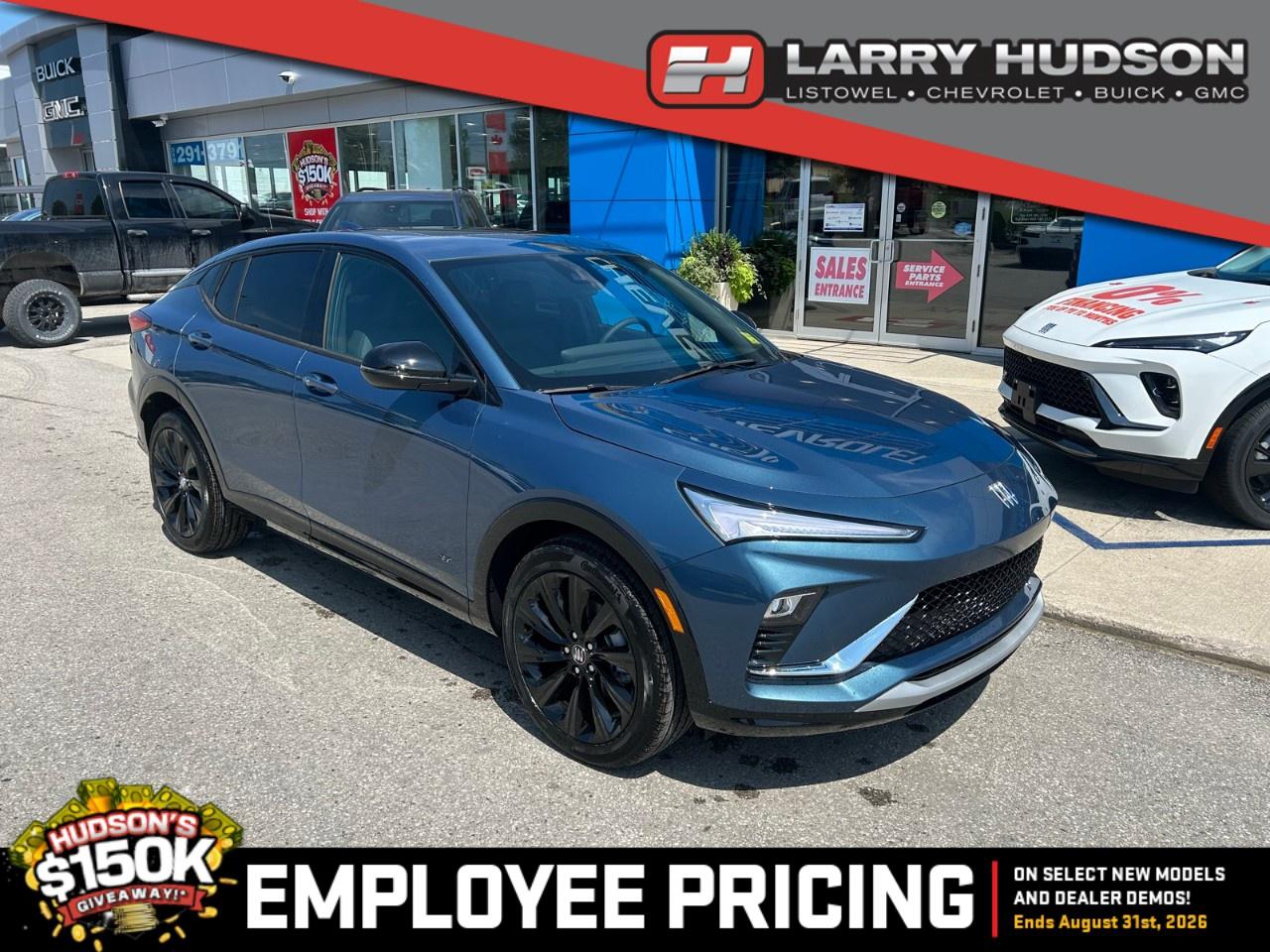 HUDSONS HAS IT! See it - Drive it - Own it - LOVE it. At Larry Hudson Chevrolet Buick GMC we make car buying a breeze! New car pricing with $0 down approvals are among your options (*on approved credit). There are a variety of finance and lease options available. Also expect top dollar for your trade-in! Selling price/payment shown includes cash incentive(s). Does not include HST & Licensing. Bi-Weekly payments reflect current Chevrolet Buick and GMC incentives. We have professional Product Specialist to guide you through your vehicle purchase. Contact us for more info! 1-800-350-3325