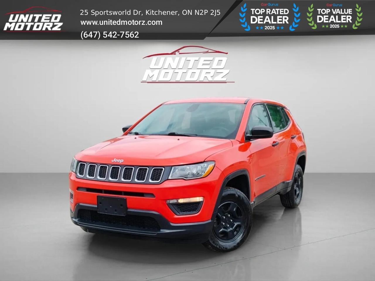 2019 Jeep Compass Sport~SAFETY CERTIFIED~ NO ACCIDENTS~ 30 SERVICE R Photo