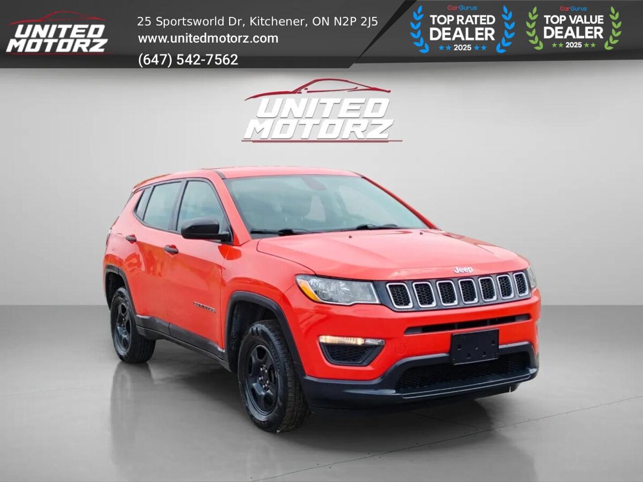 2019 Jeep Compass Sport~SAFETY CERTIFIED~ NO ACCIDENTS~ 30 SERVICE R Photo