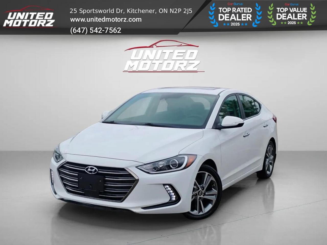 2018 Hyundai Elantra Limited~SAFETY CERTIFIED~LOW KMS~25 Service Record Photo0