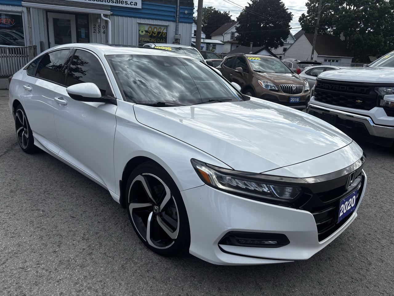 Used 2020 Honda Accord Sport, Sunroof, Alloys, Leather, Remote Starter, for sale in Kitchener, ON