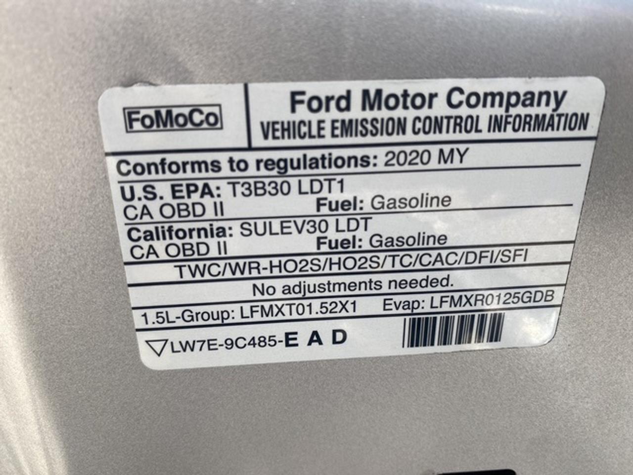 2020 Ford Escape SE FWD Photo
