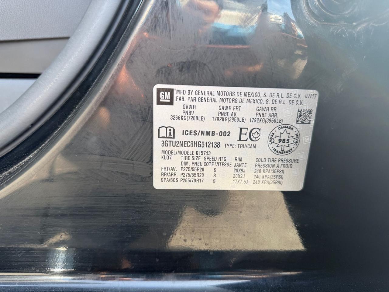 2017 GMC Sierra 1500 SLT Photo