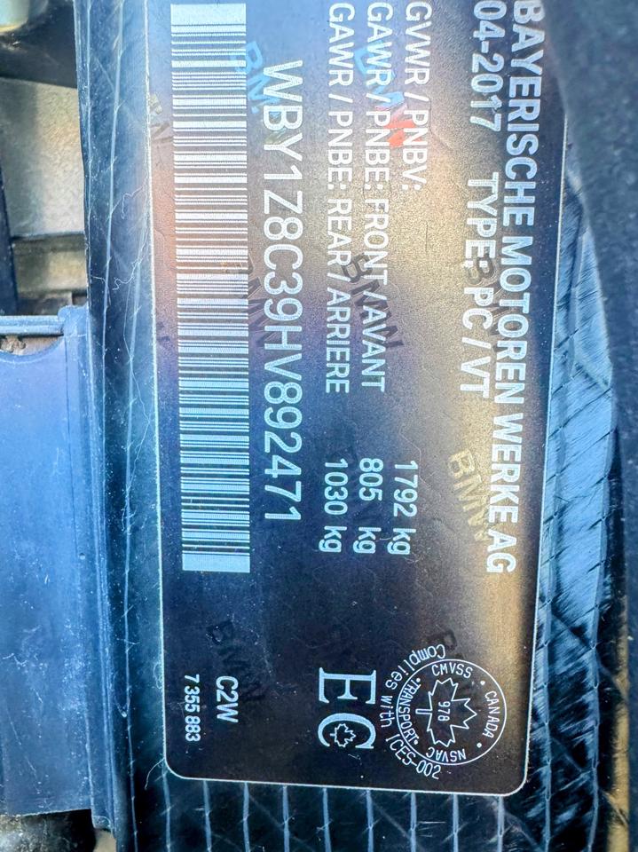 2017 BMW I3 W/ Range Extender Photo