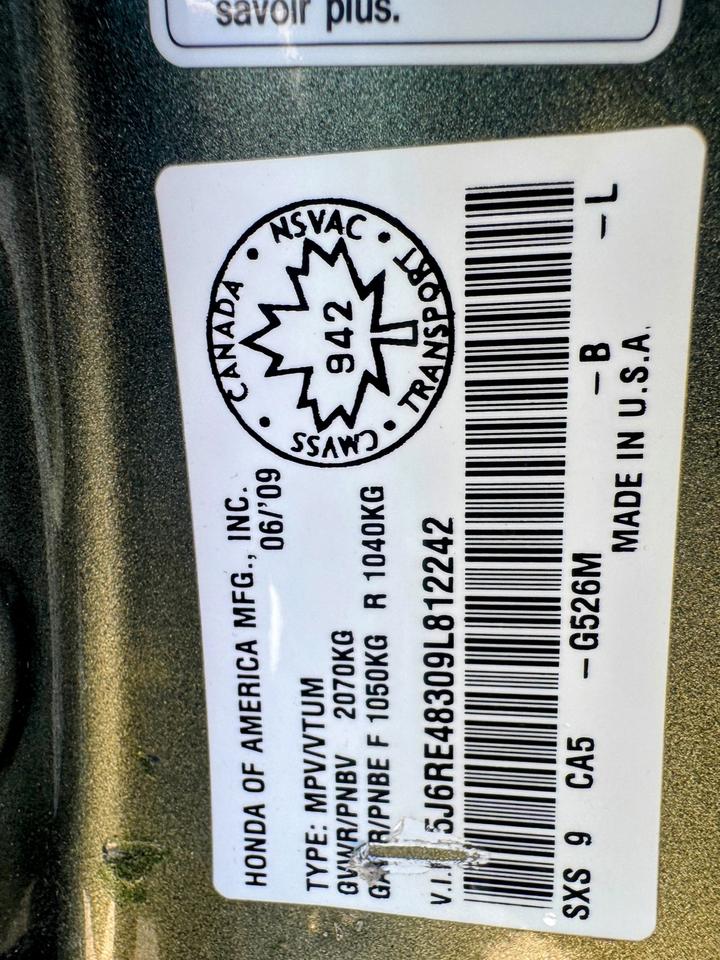 2009 Honda CR-V LX Photo