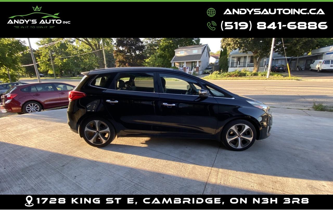 2014 Kia Rondo EX LUXURY W/NAVIGATION ! LEATHER ! SUNROOF ! EX LUXURY ! 7 SEATER ! LEATHER-LOADED Photo