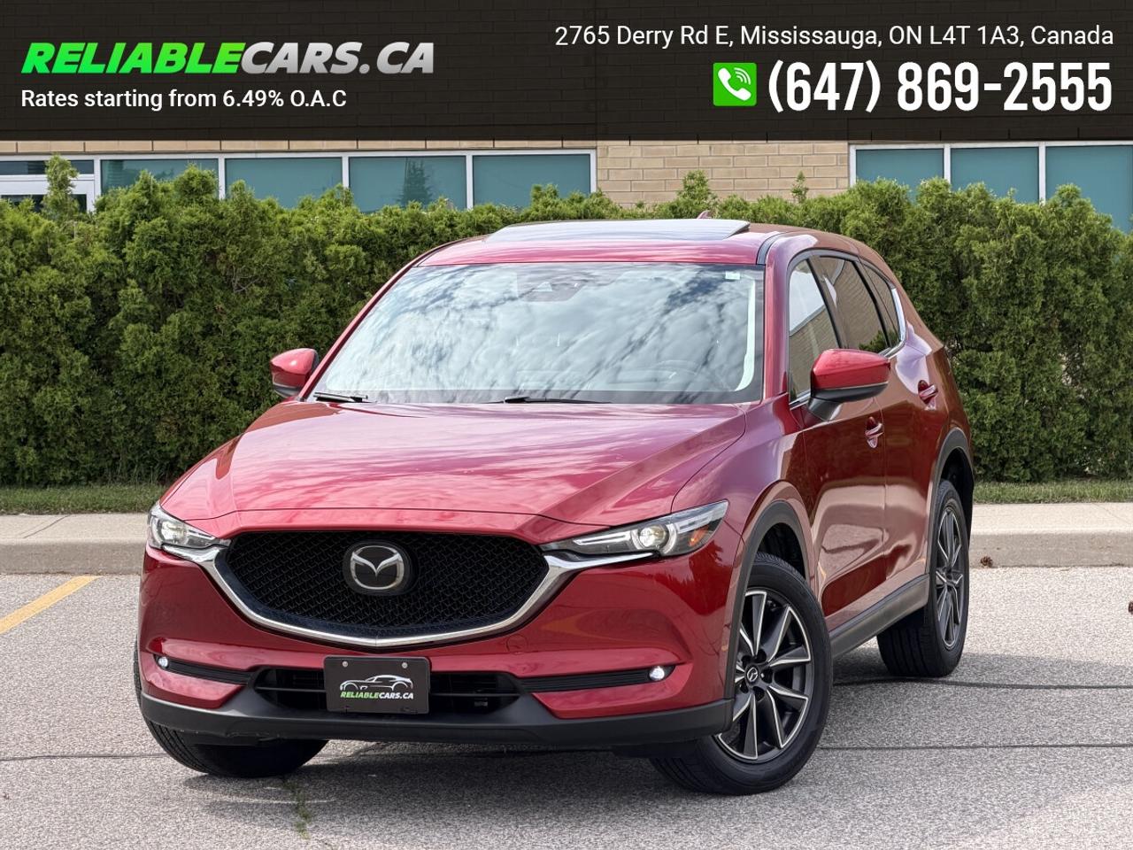 2018 Mazda CX-5 GT | AWD | No-Accident | Heads Up Display | Leathe Photo0
