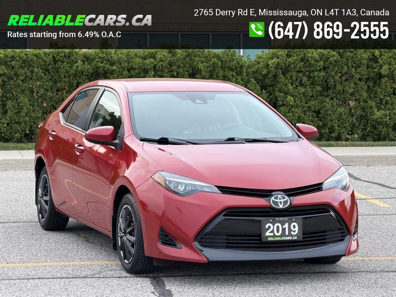 2019 Toyota Corolla LE | No-Accident | Back-Cam | Heated Seats Photo
