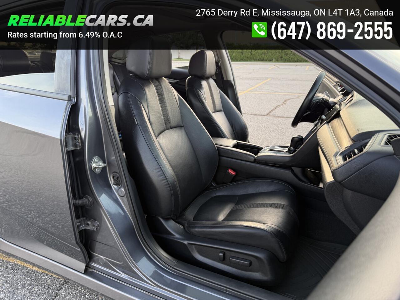 2019 Honda Civic TOURING | No-Accident | Leather | Sunroof | Loaded Photo