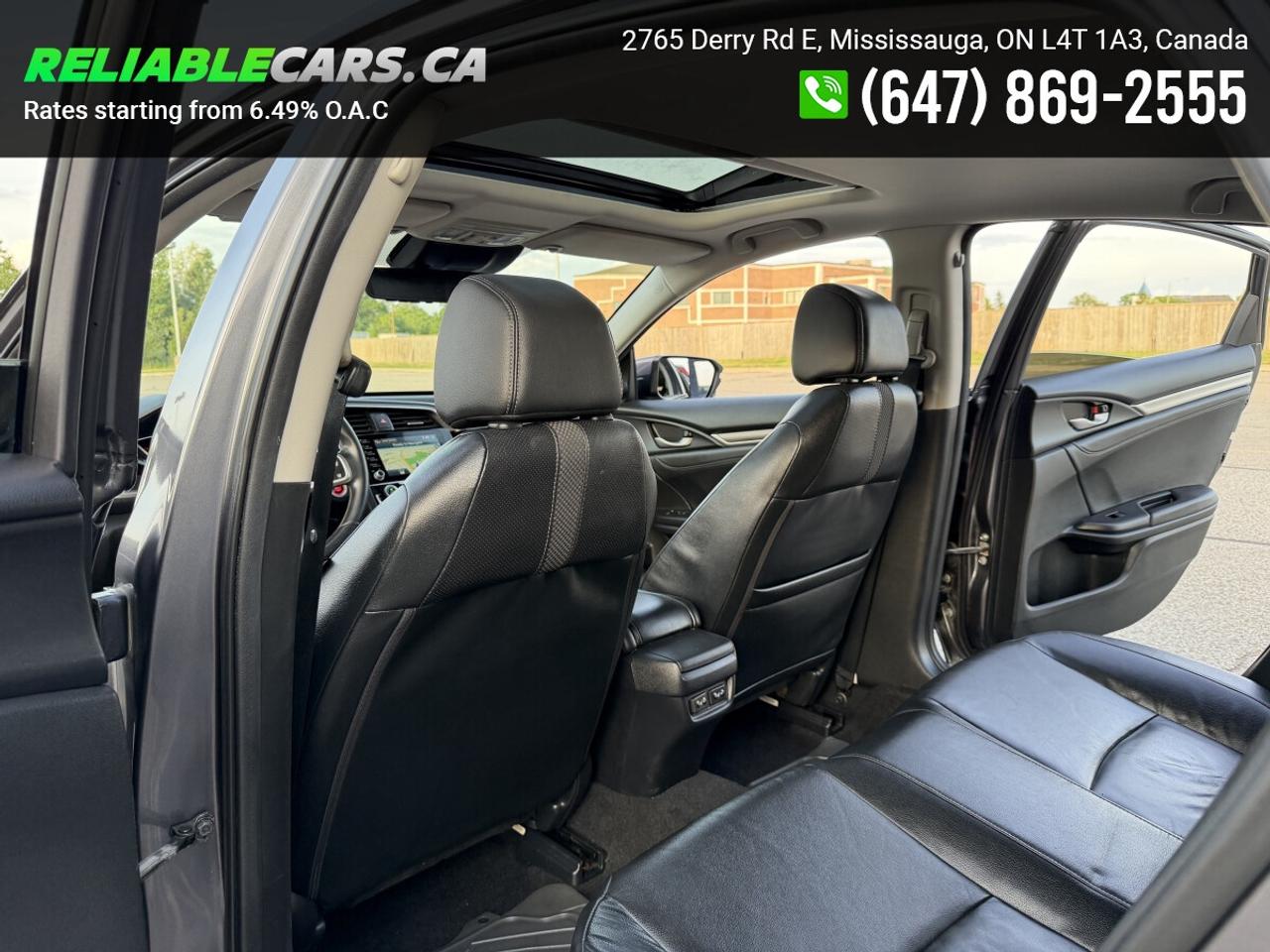 2019 Honda Civic TOURING | No-Accident | Leather | Sunroof | Loaded Photo