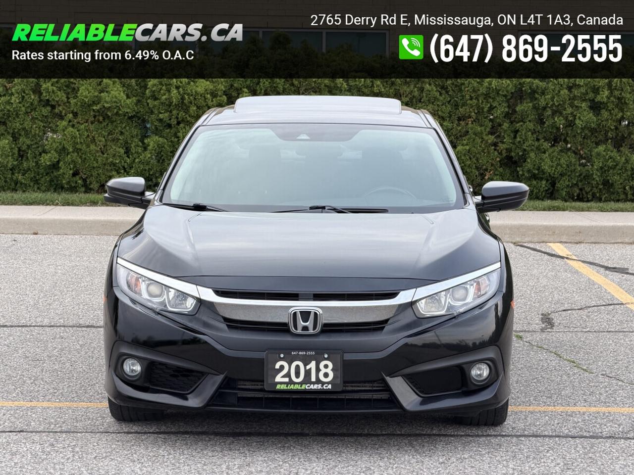2018 Honda Civic EX-T | No-Accident | Sunroof | Honda Sensing | Loa Photo