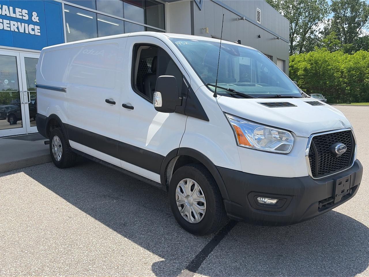 2021 Ford Transit Cargo Van T-250 130 Low Rf 9070 GVWR RWD   Steel Shelving Photo