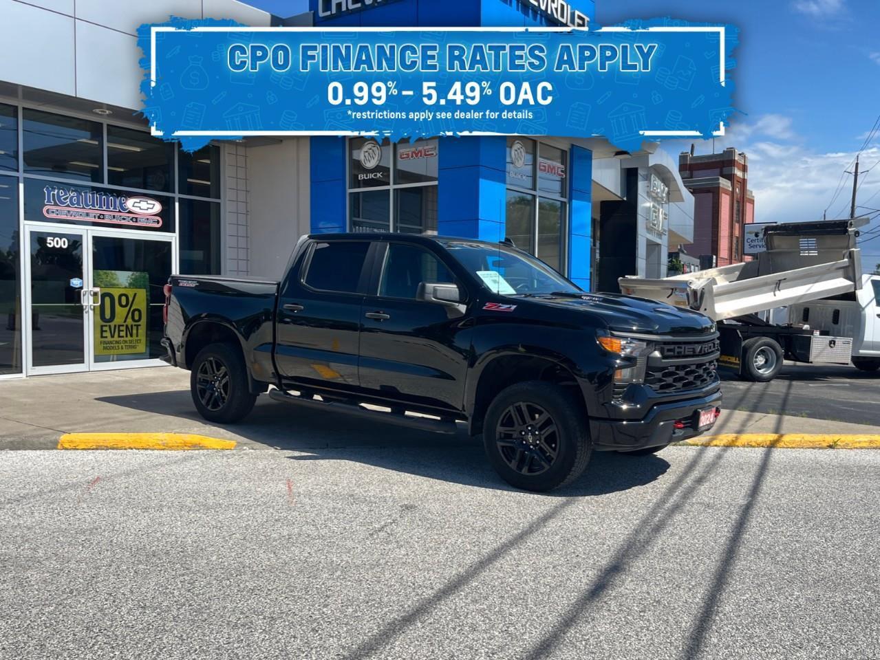 2024 Chevrolet Silverado 1500 Custom Trail Boss CPO Rates Apply! Photo2