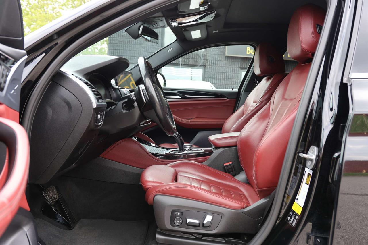 2020 BMW X4 Xdrive30i-AWD-NAV-RED LEATHER/BCAM/BLIS/HUD/P SENSORS/P SEATS/HEATED F&R SEATS/PANO ROOF/KEYLESS/WLC/CARPLAY Photo