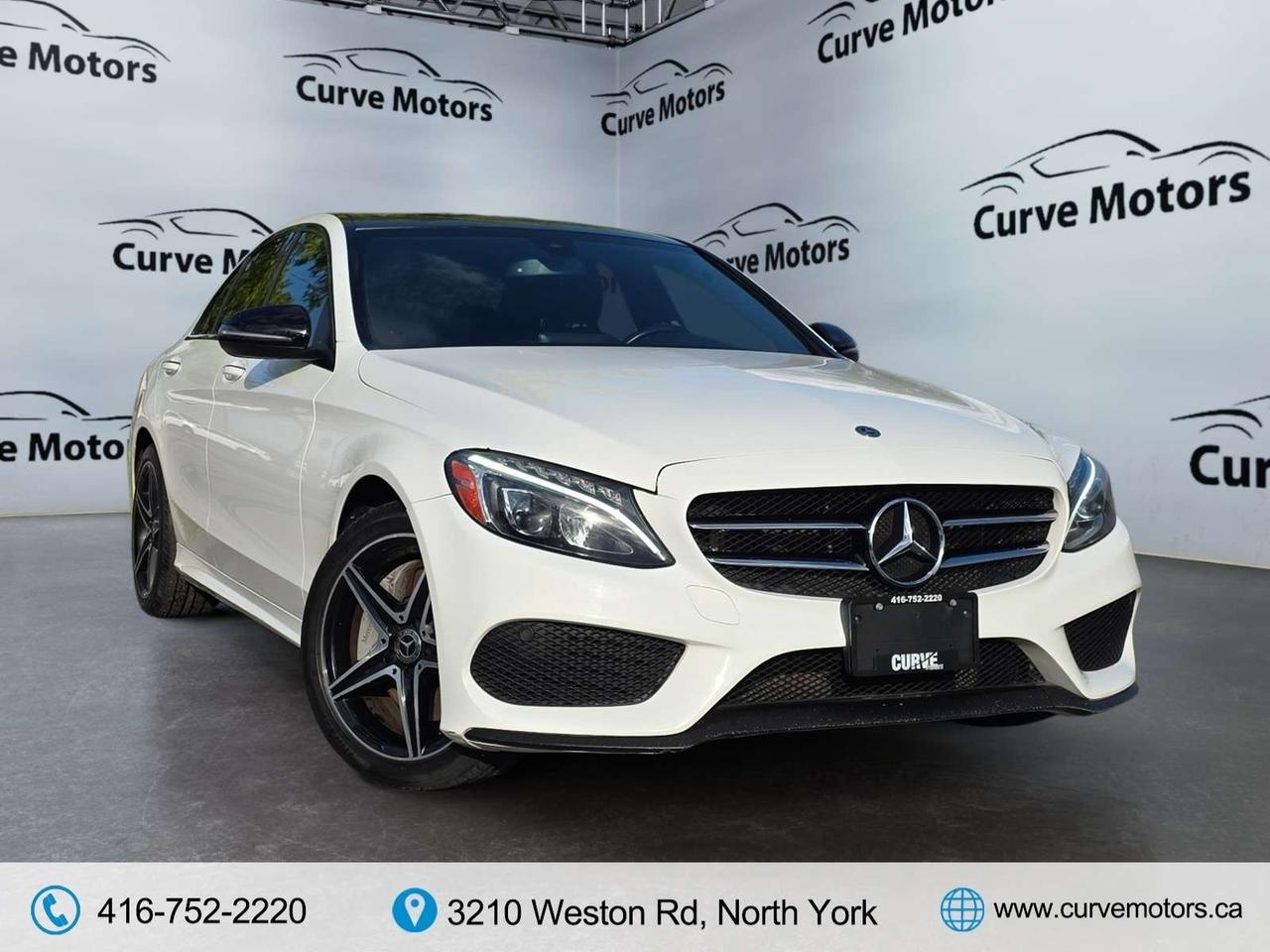 2018 Mercedes-Benz C-Class C 300 4MATIC AMG NIGHT PKG * NO ACCIDENTS / PANO / NAVI / LED Photo