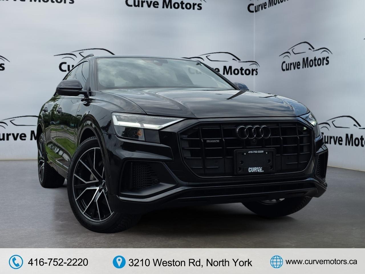 2021 Audi Q8 Progressiv 55 BLACK OPTICS * S-LINE / NO ACCIDENTS Photo0