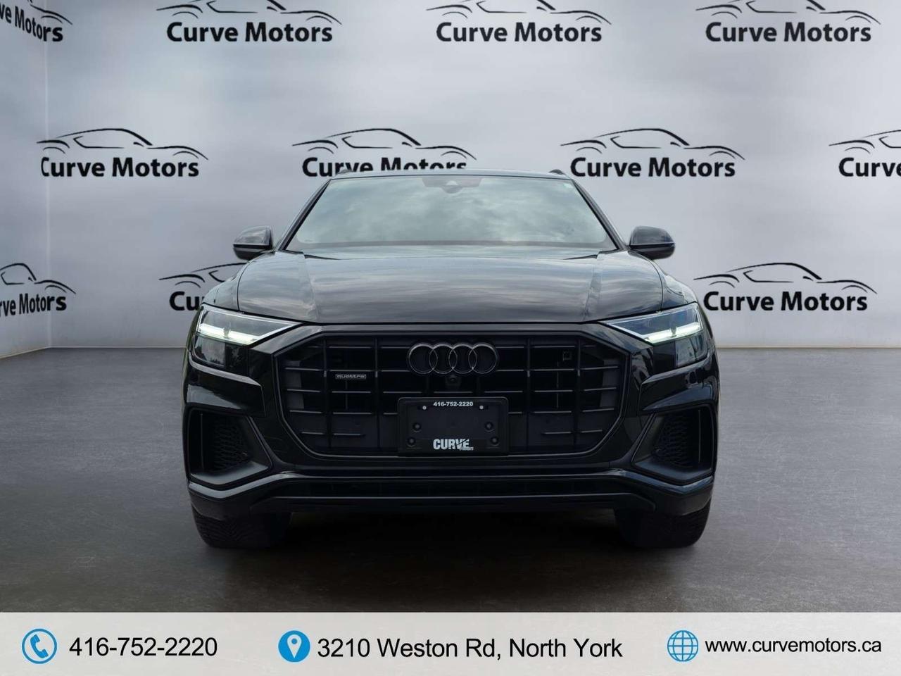 2021 Audi Q8 Progressiv 55 BLACK OPTICS * S-LINE / NO ACCIDENTS / 22 WHEELS / DRIVER ASSIST Photo