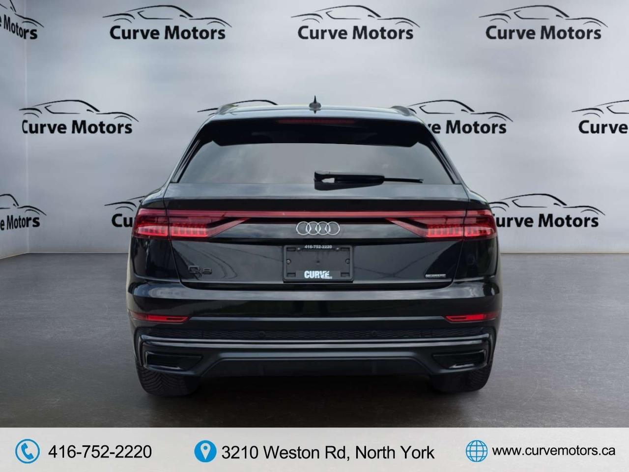 2021 Audi Q8 Progressiv 55 BLACK OPTICS * S-LINE / NO ACCIDENTS / 22 WHEELS / DRIVER ASSIST Photo