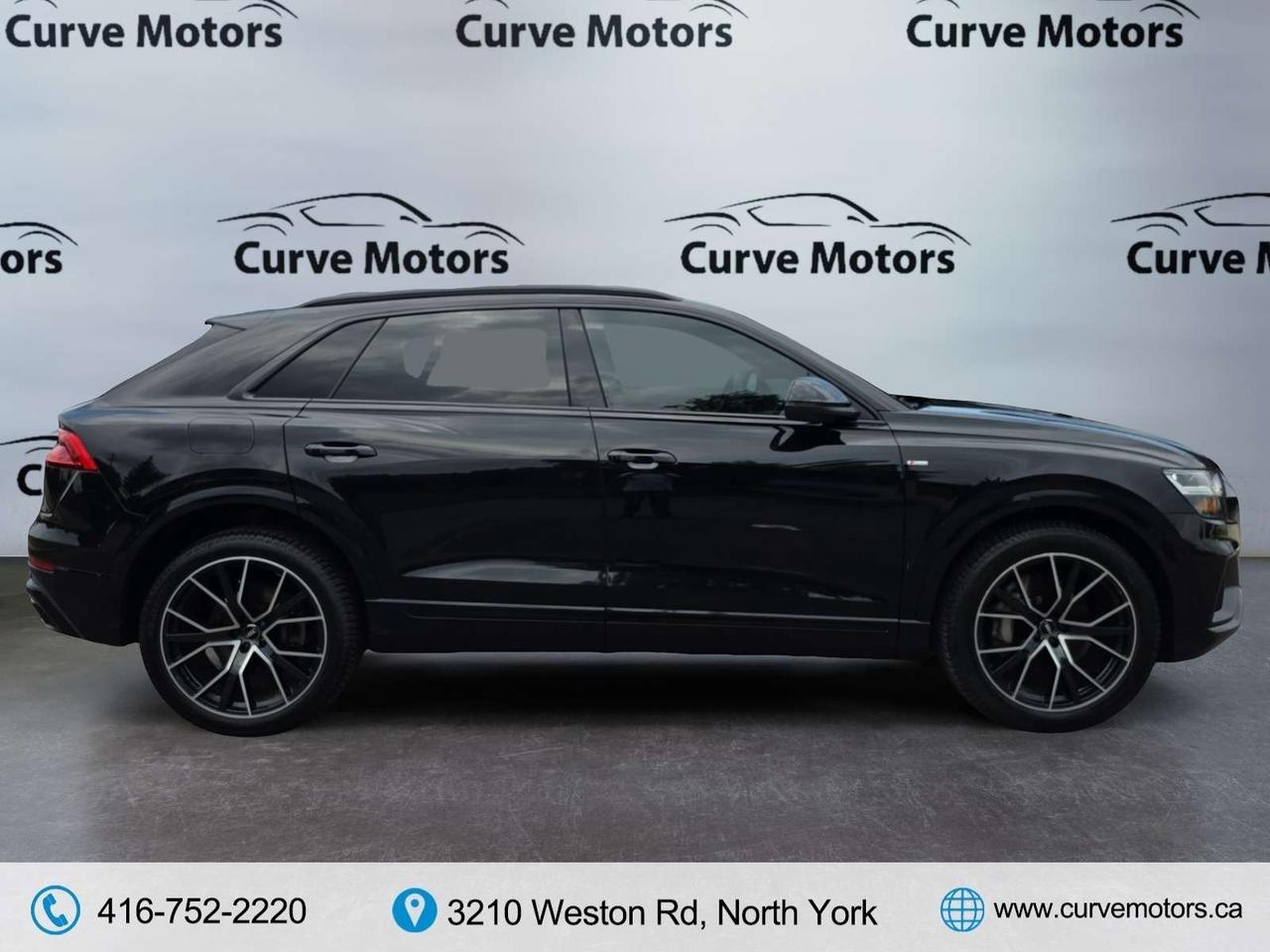 2021 Audi Q8 Progressiv 55 BLACK OPTICS * S-LINE / NO ACCIDENTS / 22 WHEELS / DRIVER ASSIST Photo