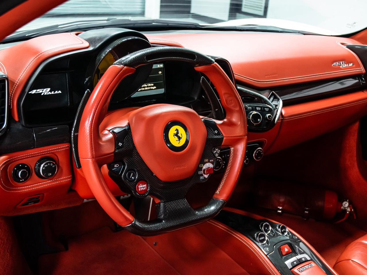 2012 Ferrari 458 ITALIA 458 ITALIA REAR VIEW CAMERA RED INT 570 HP Photo