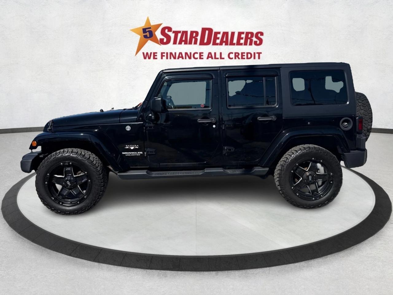 2017 Jeep WRANGLER UNLIMITED 4WD NAV 2 TOPS MINT! WE FINANCE ALL CREDIT! Photo