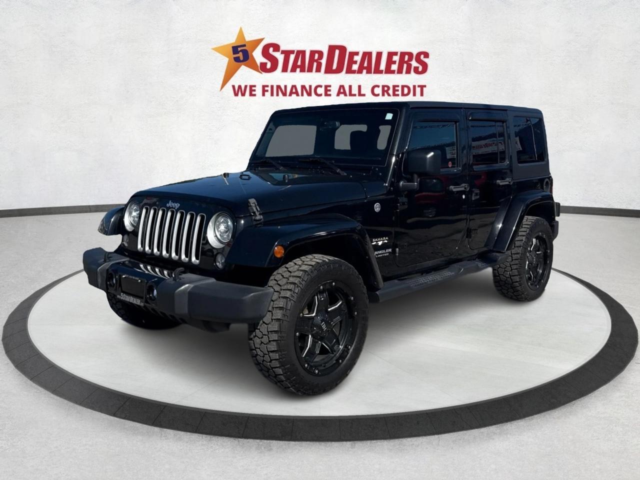 2017 Jeep WRANGLER UNLIMITED 4WD NAV 2 TOPS MINT! WE FINANCE ALL CREDIT! Photo2