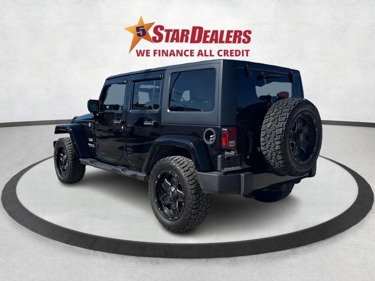 2017 Jeep WRANGLER UNLIMITED 4WD NAV 2 TOPS MINT! WE FINANCE ALL CREDIT! Photo