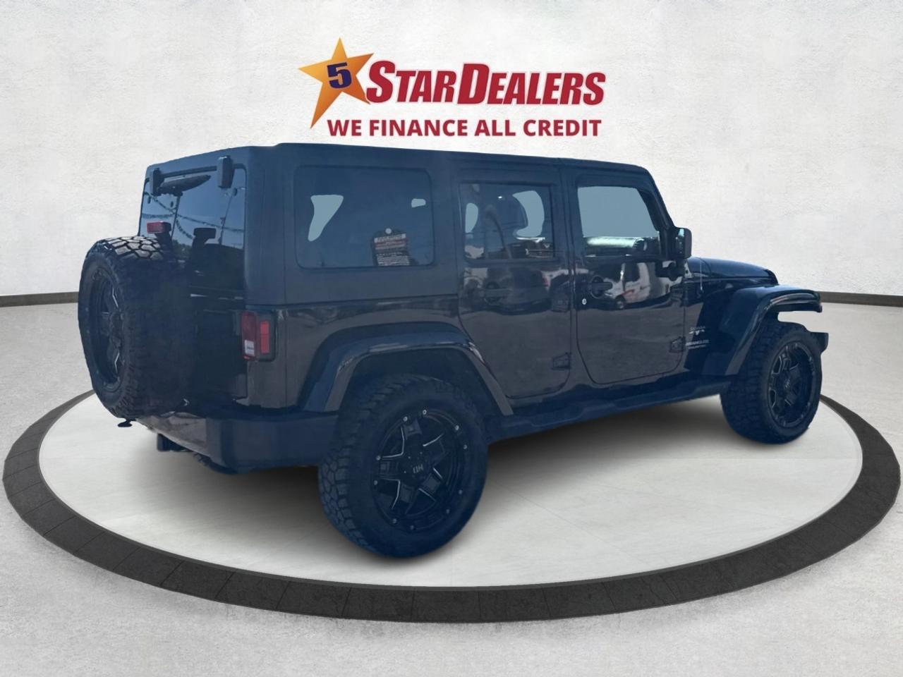 2017 Jeep WRANGLER UNLIMITED 4WD NAV 2 TOPS MINT! WE FINANCE ALL CREDIT! Photo