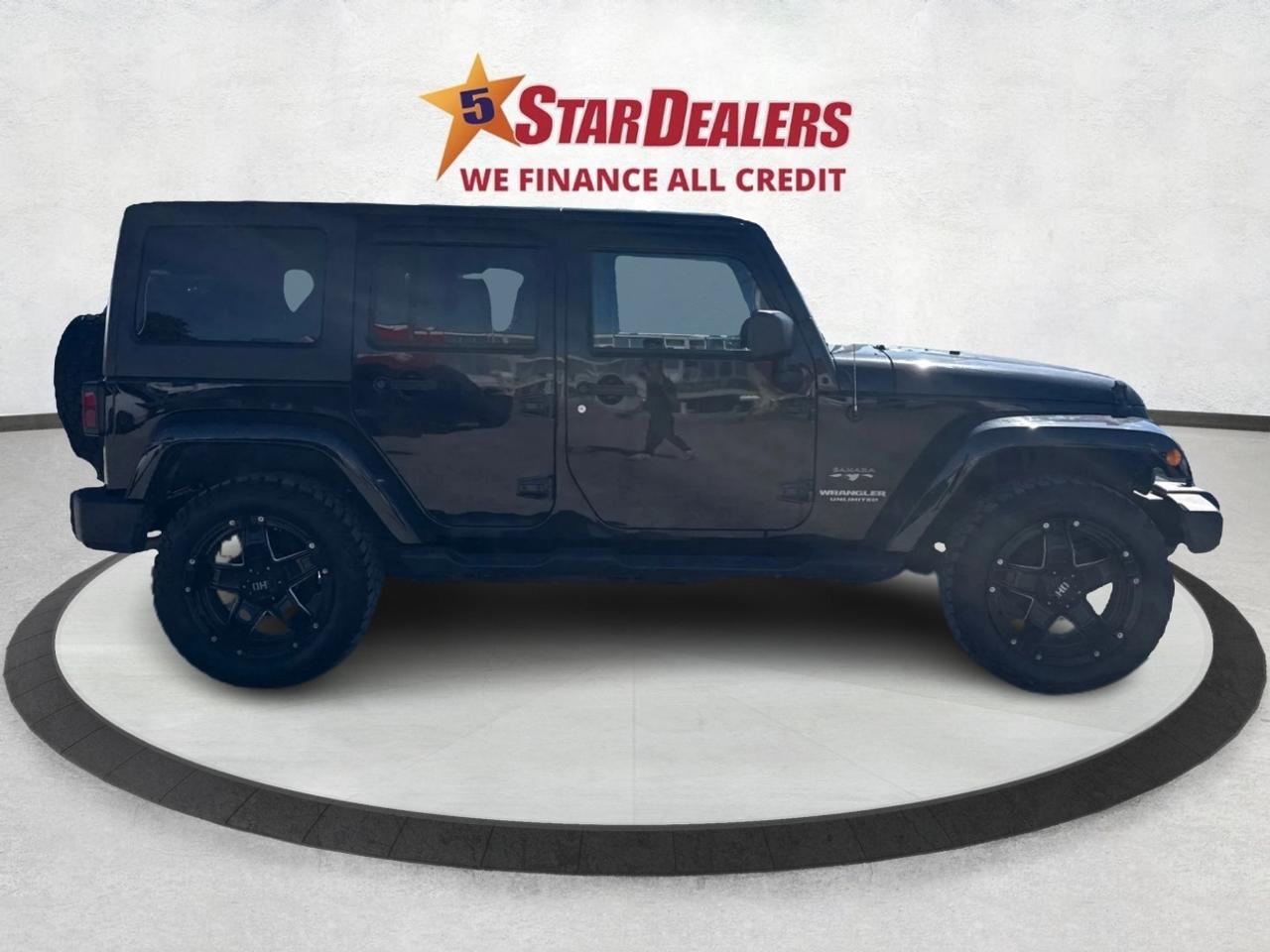 2017 Jeep WRANGLER UNLIMITED 4WD NAV 2 TOPS MINT! WE FINANCE ALL CREDIT! Photo