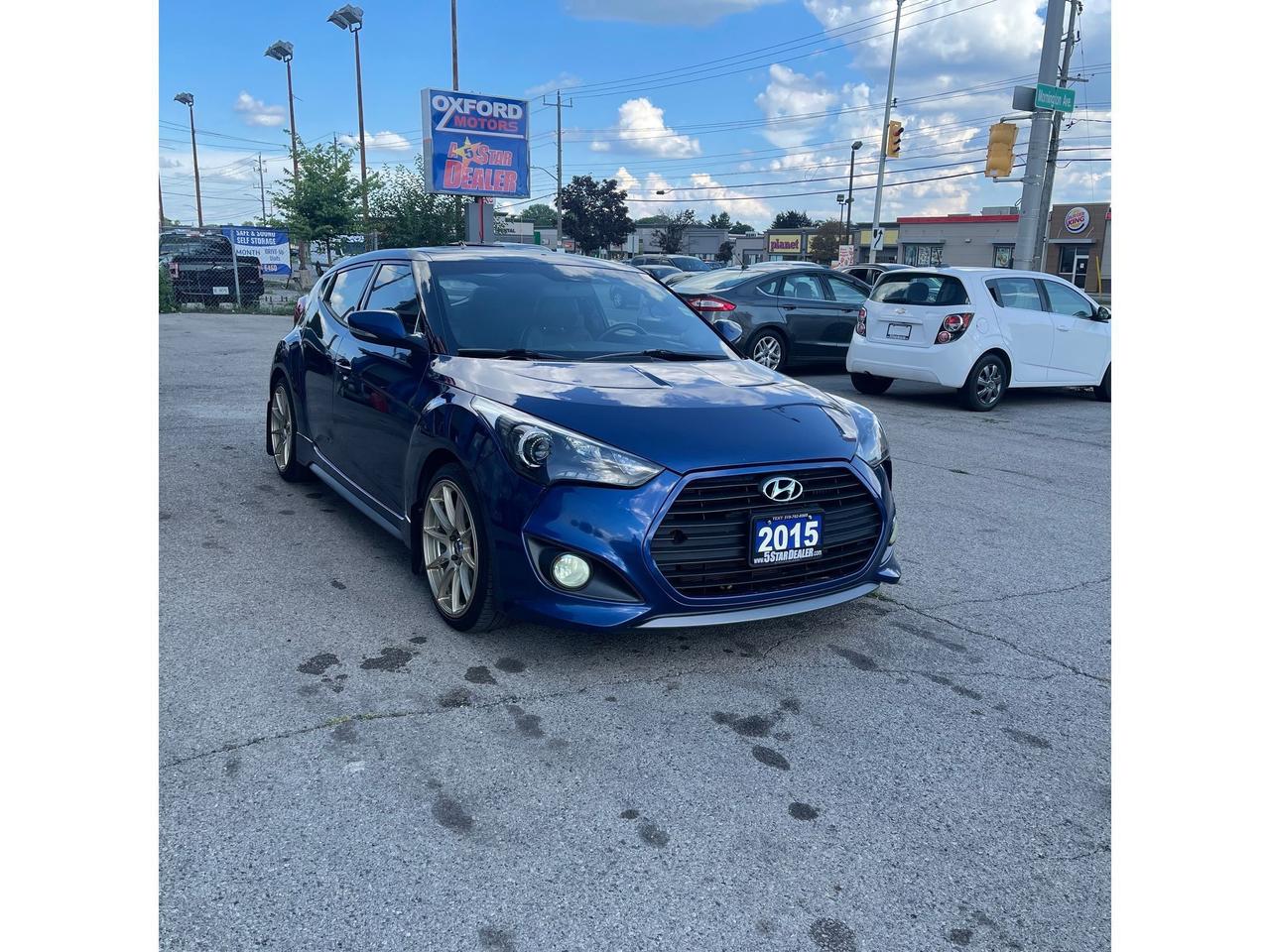 2015 Hyundai Veloster NAV LEATHER SUNROOF H-SEATS WE FINANCE ALL CREDIT! Photo