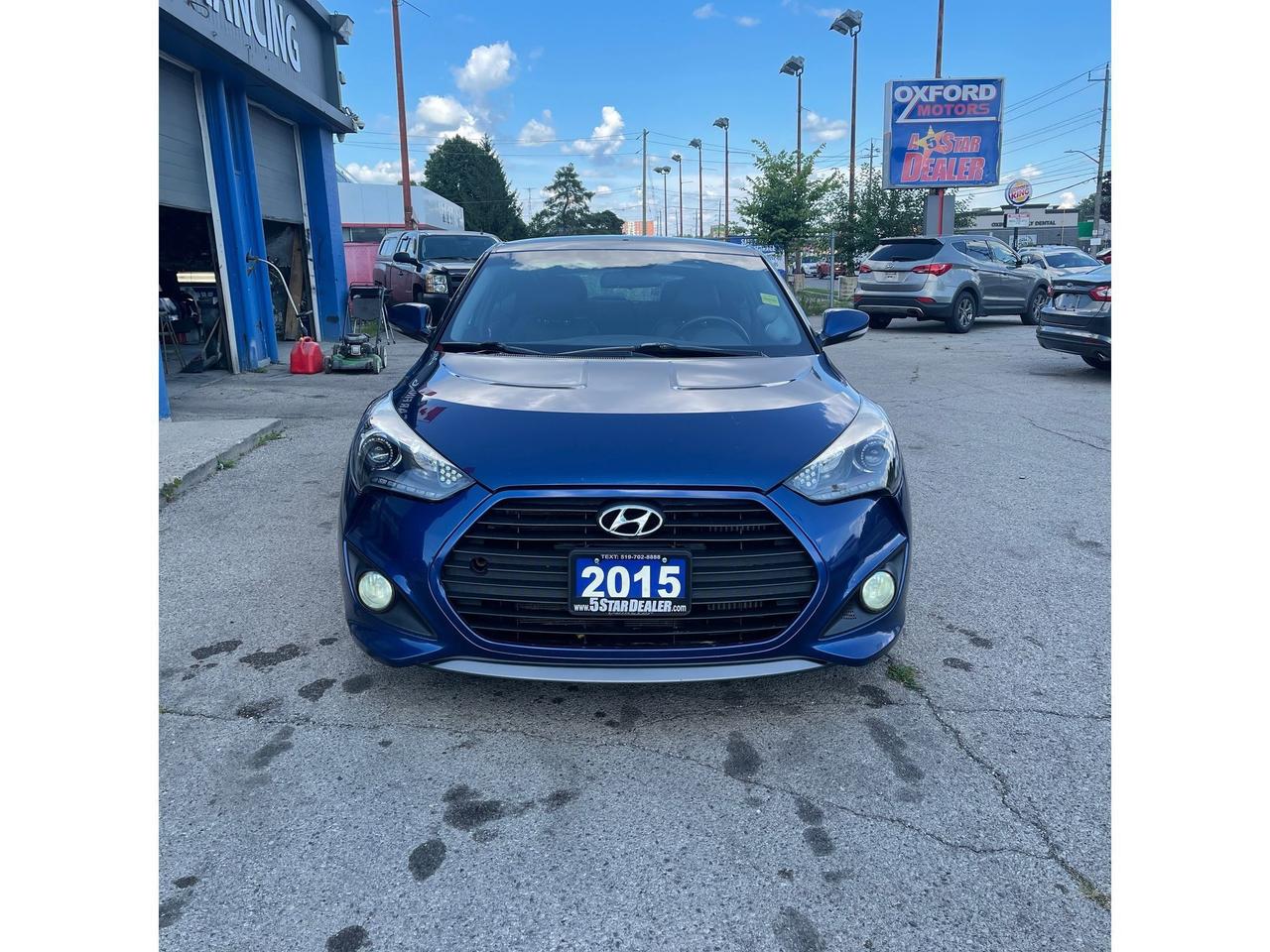 2015 Hyundai Veloster NAV LEATHER SUNROOF H-SEATS WE FINANCE ALL CREDIT! Photo