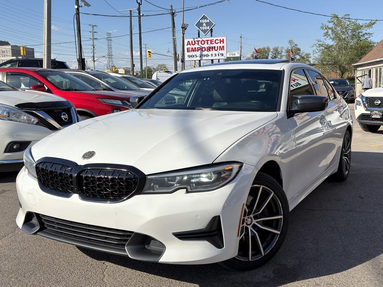 2020 BMW 3 Series 330I X DRIVE Pearl White Digital Dash   Navi   Dri Photo