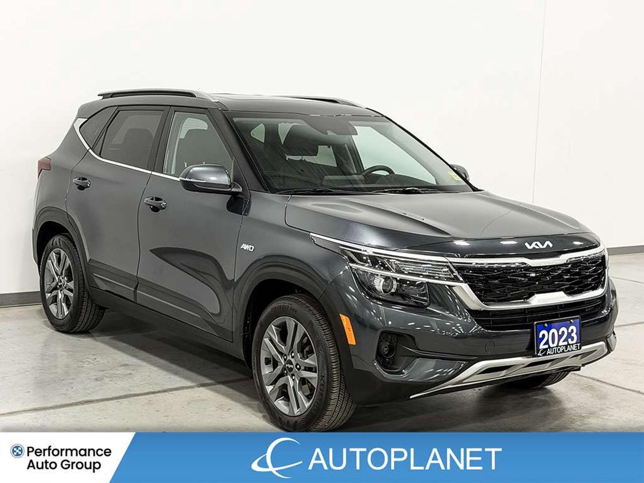 2023 Kia Seltos EX AWD, Back Up Cam, Sunroof, Bluetooth! Photo3