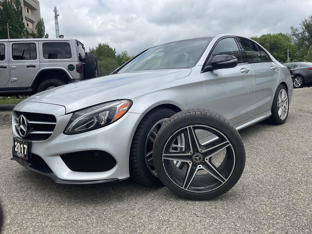 2017 Mercedes-Benz C-Class C300 4MATIC Sedan - LTHR! NAV! BACK-UP CAM! BSM! S Photo
