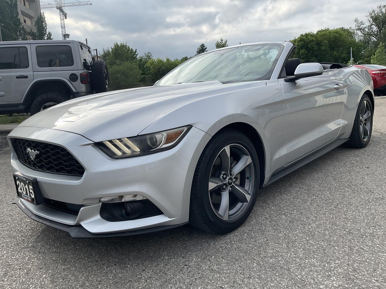 2015 Ford Mustang V6 Convertible - BACK-UP CAM! ACCIDENT FREE! LOW M Photo2