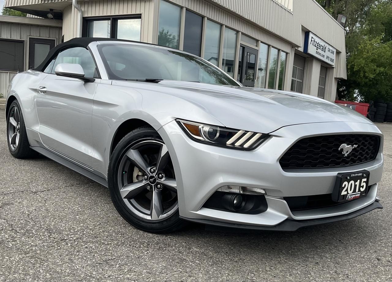 2015 Ford Mustang V6 Convertible - BACK-UP CAM! ACCIDENT FREE! LOW M Photo