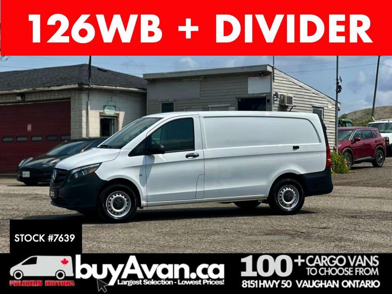 2023 Mercedes-Benz Metris Cargo 126 WB + Divider   SAFETY INCLUDED Photo