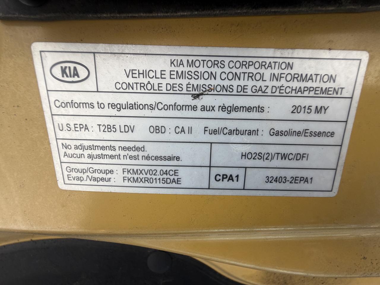 2015 Kia Soul 5dr Wgn Auto EX  COMES FULLY CERTIFIED ALL INC !! Photo