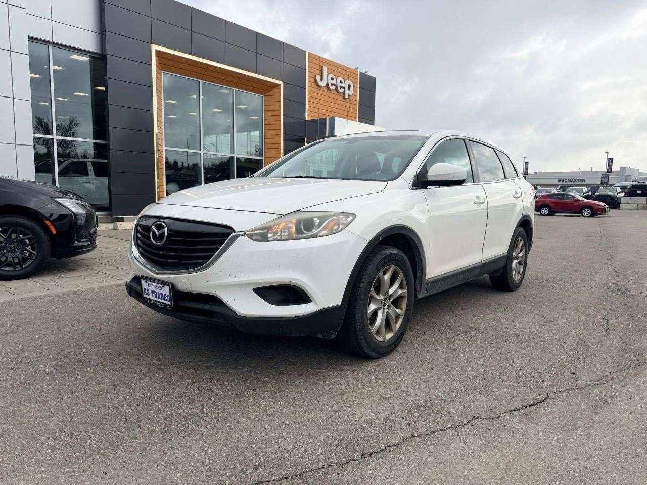 2015 Mazda CX-9 CX-9 GS, 3.7L V6, AWD, ALLOYS, LEATHER, 7-PASSENGER, AS-TRADED! Photo