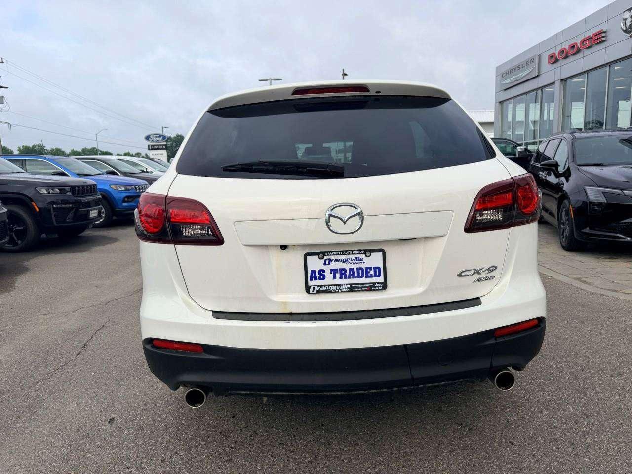 2015 Mazda CX-9 CX-9 GS, 3.7L V6, AWD, ALLOYS, LEATHER, 7-PASSENGER, AS-TRADED! Photo4
