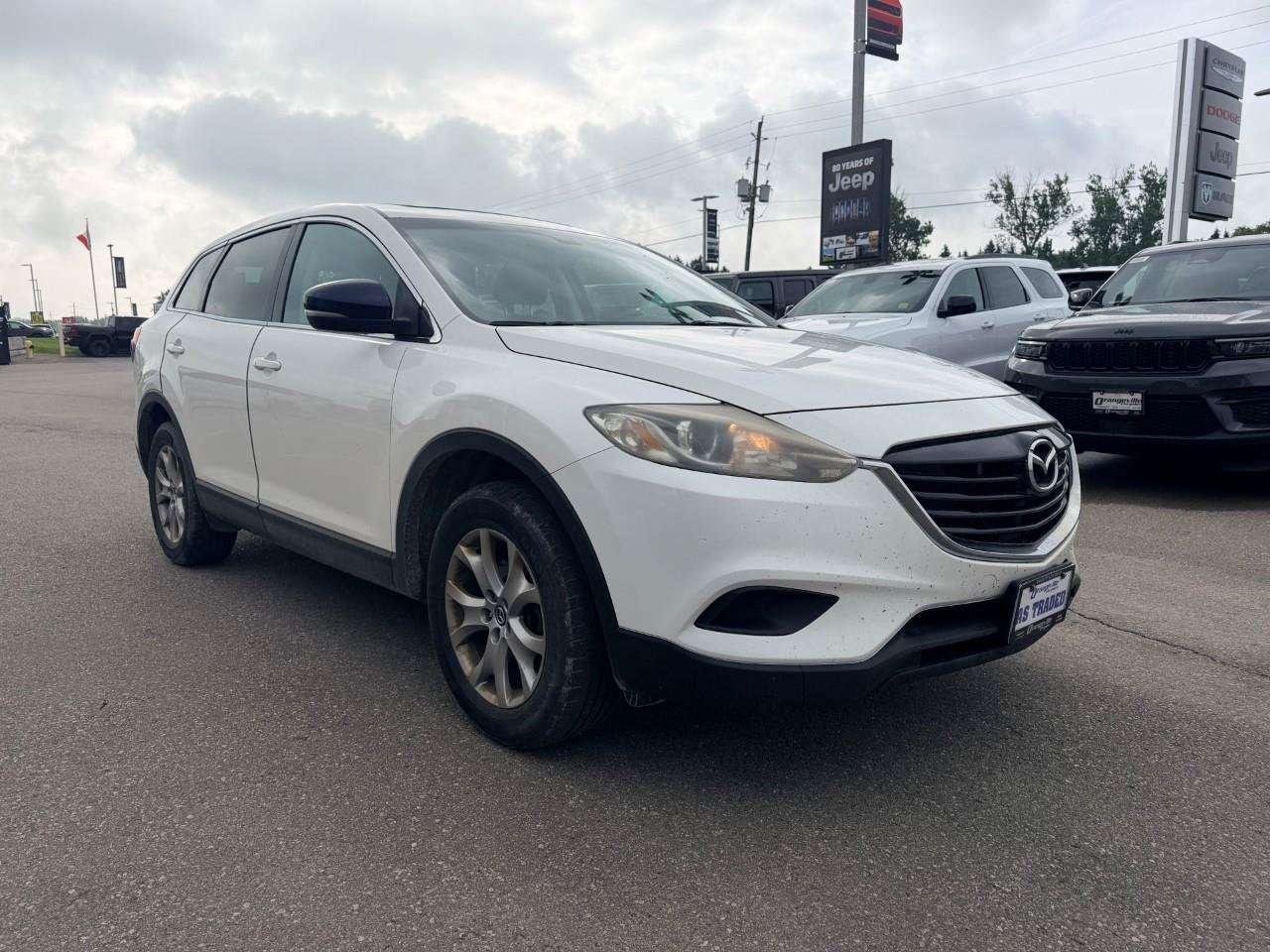 2015 Mazda CX-9 CX-9 GS, 3.7L V6, AWD, ALLOYS, LEATHER, 7-PASSENGER, AS-TRADED! Photo