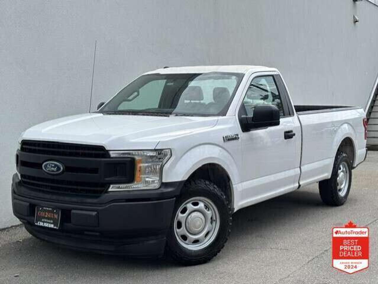 2018 Ford F-150 XL V6 REGULAR CAB-8' LONG BOX-CAMERA-TOW-1 OWNER! Photo0