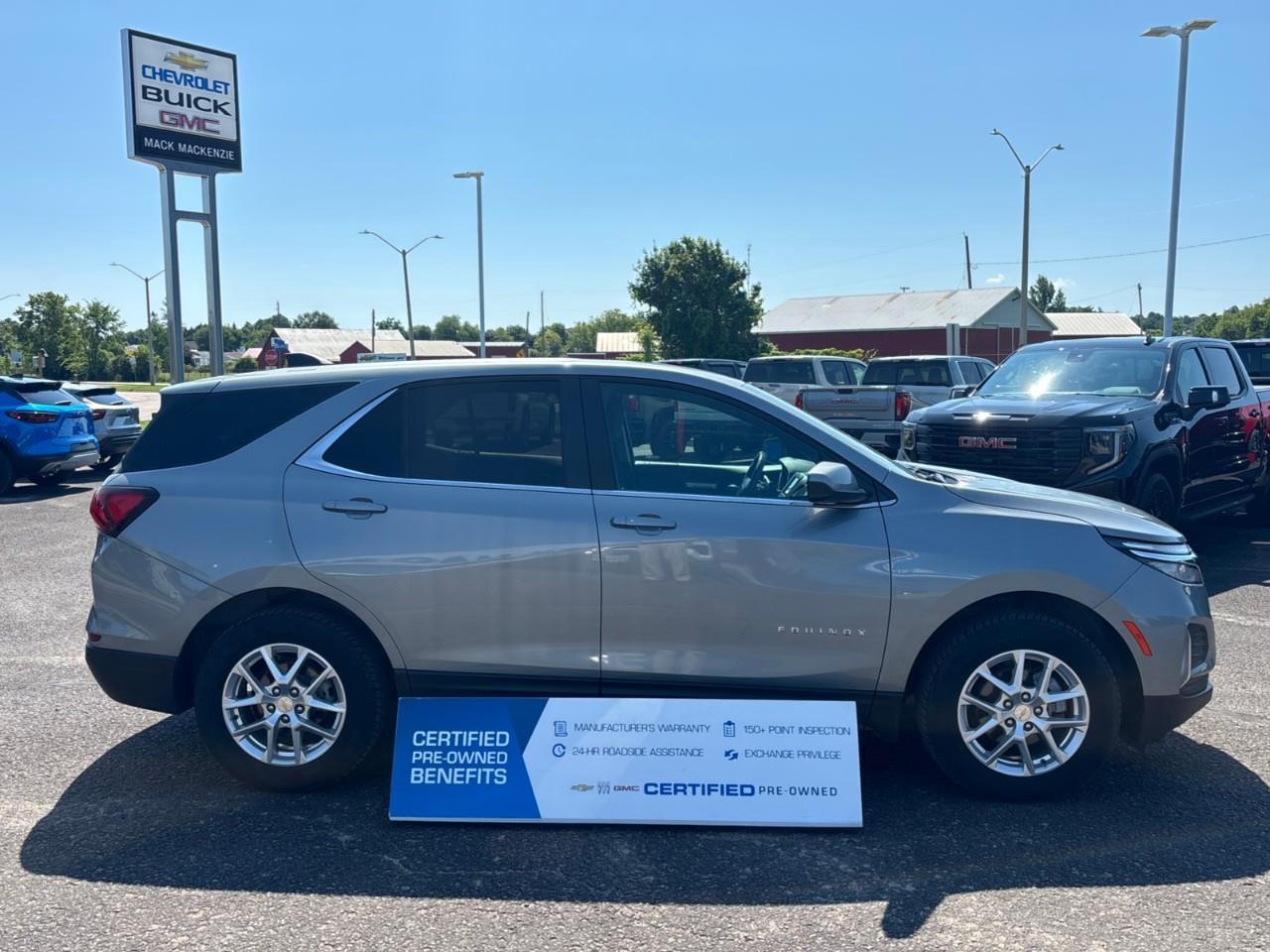 2024 Chevrolet Equinox LT Used 2024 5 Passenger AWD SUV with 8-Way Power Drivers Seat, Heated Front Seats, Power Liftgate, Remote Vehicle Start and a 7 Diagonal Touchscreen Radio with Wireless Apple CarPlay and Wireless Androi Photo2
