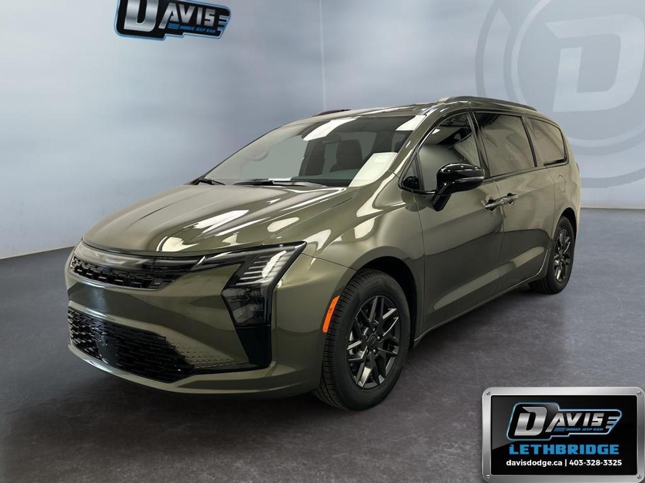 <p>Introducing the stunning 2027 Chrysler Pacifica Select in a captivating green exterior and forward-thinking front-wheel drive, ready to glide through the roads with effortless precision.</p><p><strong>Interior Features:</strong></p><ul><li>Inviting black interior enhanced by Piano Black accents</li><li>Comfort-focused heated seats and heated steering wheel</li><li>Third-row seating for extra passenger capacity</li><li>Convenient power-adjustable seats and windows</li></ul><p><strong>Exterior Features:</strong></p><ul><li>Distinctive Anodized Ink badging with S Appearance Package</li><li>18-inch diamond cut aluminum wheels for enhanced style</li><li>Practical Black Stow 'N Place Roof Rack</li><li>Self-sealing all-season tires</li><li>Premium Black Rear Fascia</li></ul><p><strong>Technology & Safety Features:</strong></p><ul><li>Efficient 3.6L Pentastar VVT V6 engine paired with a smooth 9-speed automatic transmission</li><li>Driver assistance features like lane assist and adaptive cruise control</li><li>Enhanced parking sensors and a backup camera for increased safety</li><li>Stay connected with Bluetooth and smart device integration</li><li>Sophisticated satellite radio and a Wi-Fi hotspot for on-the-go entertainment</li></ul><p>The 2027 Chrysler Pacifica Select, with its ideal combination of comfort and cutting-edge features, is perfect for families or anyone seeking a reliable and stylish van. We invite you to contact Davis Dodge Lethbridge for more information and to arrange a test drive.</p>